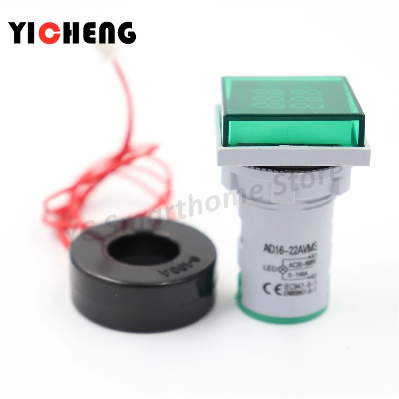 Цифровой индикатор напряжения и тока ZHENGYICHENG AD16-22AV