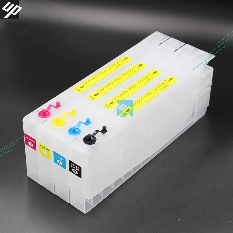 6 цветов пустой пополняемый картридж для чернил принтера Epson Stylus Pro 7000 7500 9000 9500 300