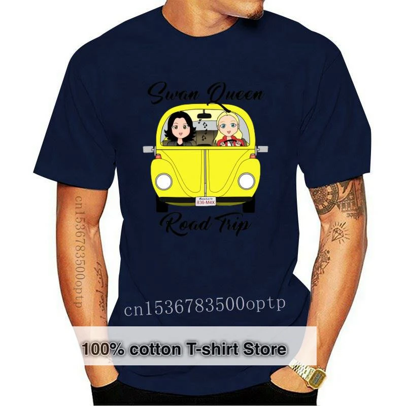 

New Men t-shirt Swan Queen Road Trip tshirt Women t shirt