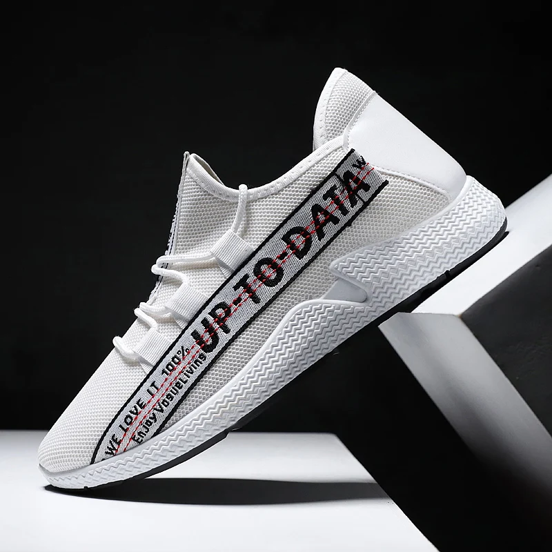 Bomlight 2020 Casual Shoes Men Breathable Autumn Summer Mesh Brand Sneakers Driving Walking Outdoor Trainers Letter Loafer |