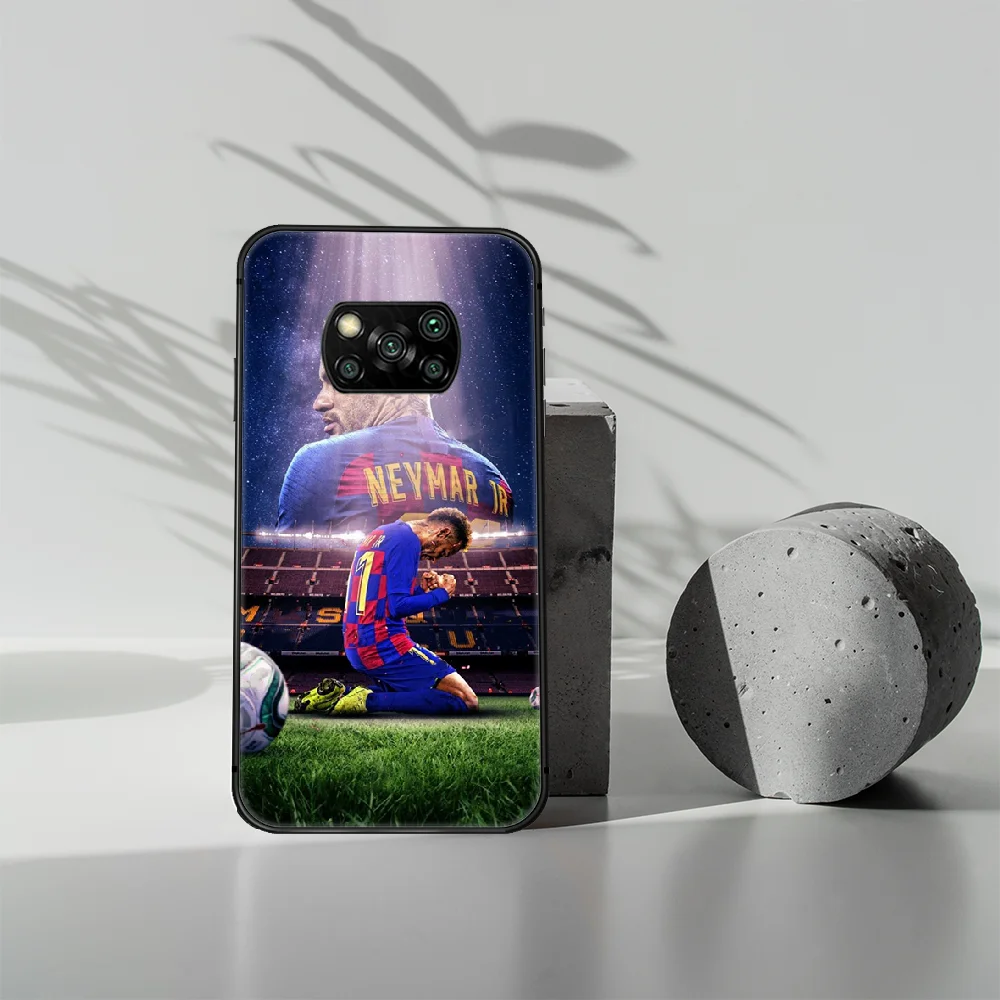 

Football star Neymar Phone case Cover Hull For Xiaomi Mi A2 A3 8 9 9T Note 10 Se Lite Pro black Coque Luxury Waterproof Painting