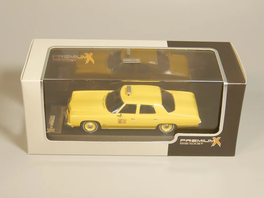 Премиум X 1:43 Chevrolet Bel Air Нью-Йорк Такси 1973 литая модель автомобиля
