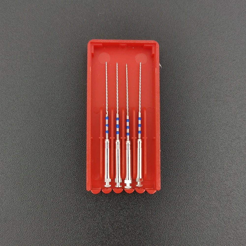 4pcs/box Dental Endo Files Gutta Condensor 25mm MacSpadden Condensor Files 21mm Endodontic files 45# 25mm Endo Files