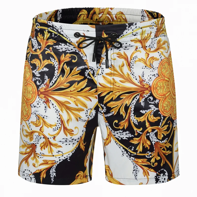 

Пляжные шорты 2021, летние мужские капри, Европейская и американская мода, тонкие быстросохнущие шорты HD с цифровой печатью