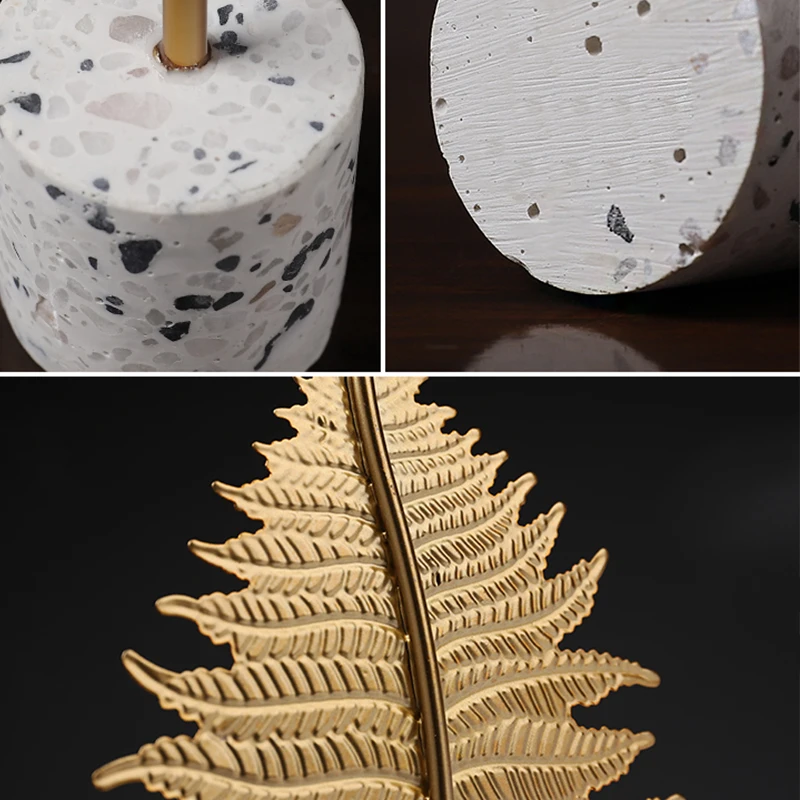 

Simple Decoration Golden Leaf Decoration Living Room Cabinet Decoration Office Desk Decoration