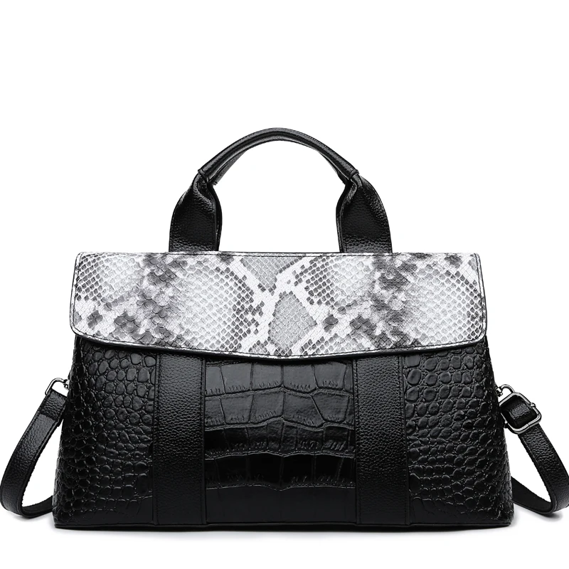 

NEW Crocodile Pattern Tote Bag Large Capacity Women Handbags Famous Brand Messenger Bags Ladies Casual Clutch Shoulder Bag
