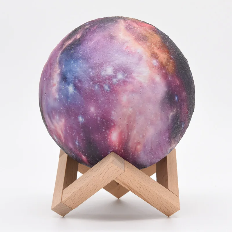 

Galaxy Moon Light Kids Gifts Desk Lamp Bedroom Decor Night Lights Gift for Moon Lamp LED Night Light 3D Print Color Change Touch