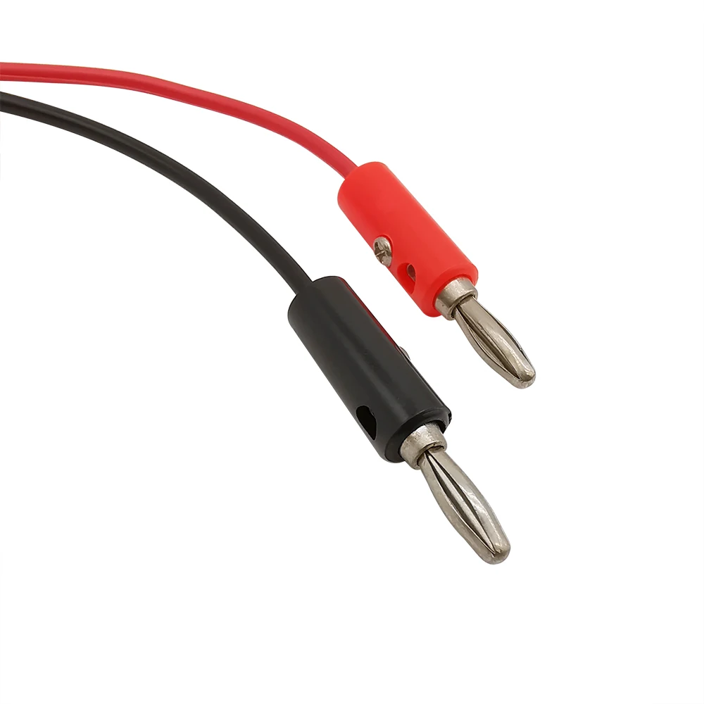 1Pcs 1M Alligator Cilp to AV Banana Plug Test Cable Lead Connector Dual Tester Probe Crocodile Clip for Multimeter Measure Tool |