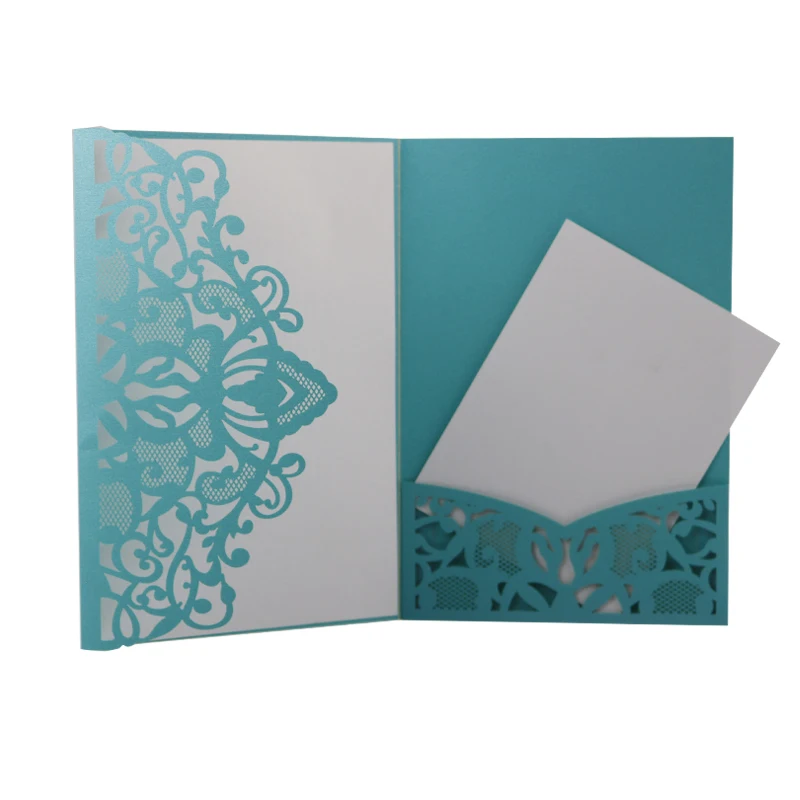 1 шт. элегантные открытки-пригласительные на свадьбу | Дом и сад