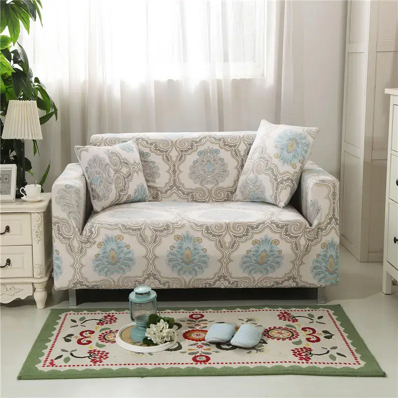 

Home Living Bohemia Print Sofa Decor Seat Protector Cover Elastic Slipcover Stretch Couch Cover 1-4 Seaters Sofa Cover