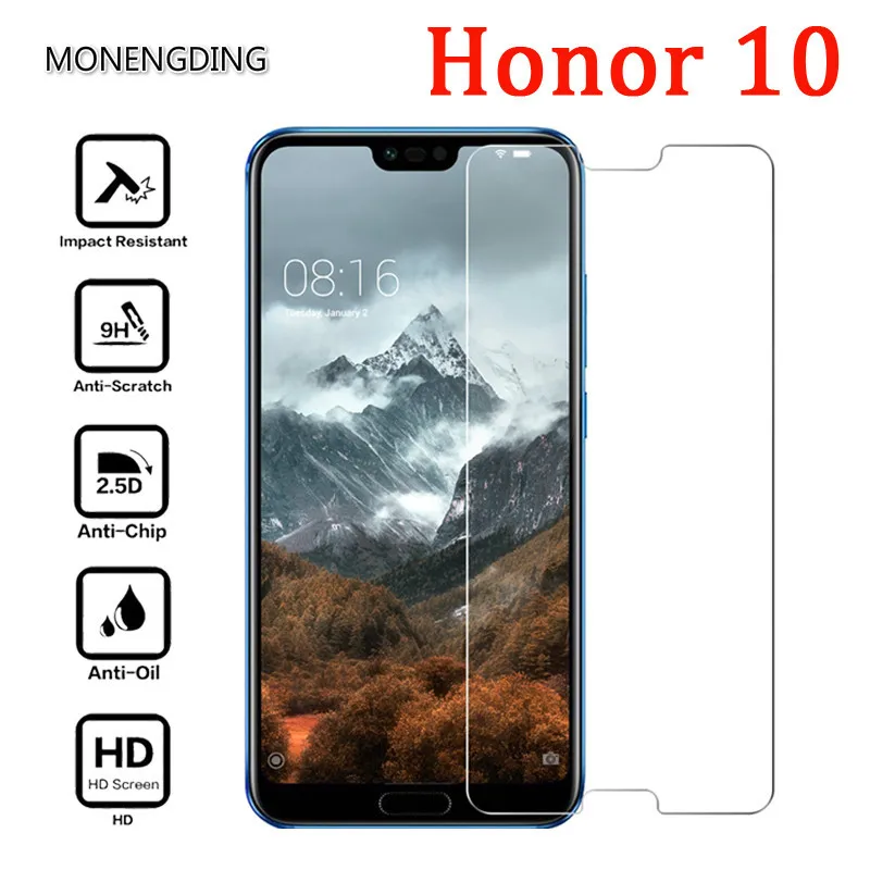 Защитное стекло 2.5D для Huawei Honor 10 Защита экрана закаленное 10i защитная стеклянная