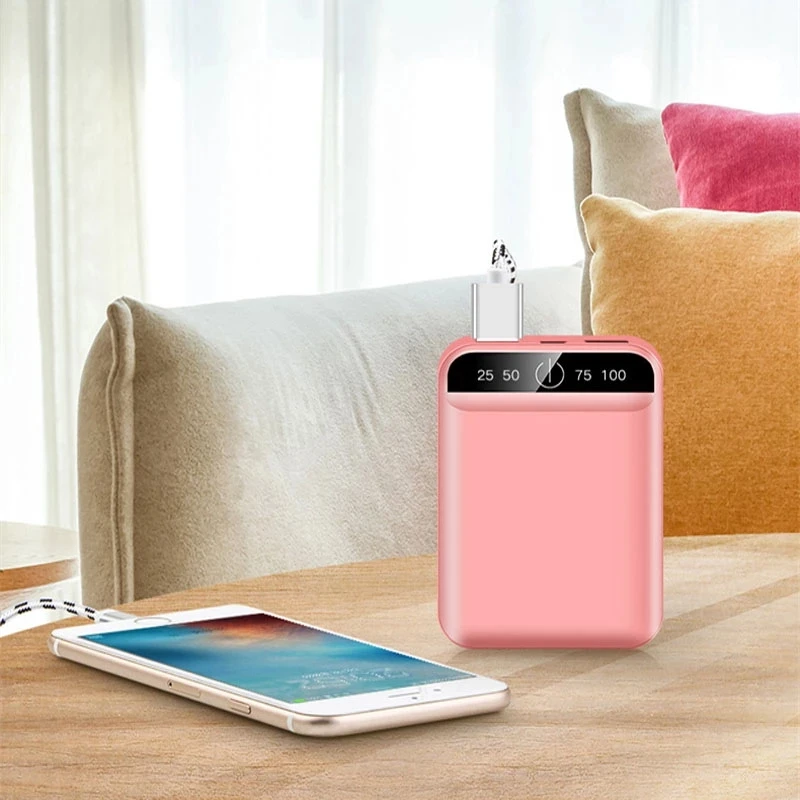 Outdoor Emergency External Battery 100000mAh Mini Portable Power Bank With Dual USB Ports For Xiaomi Samsung Lphone | Электроника