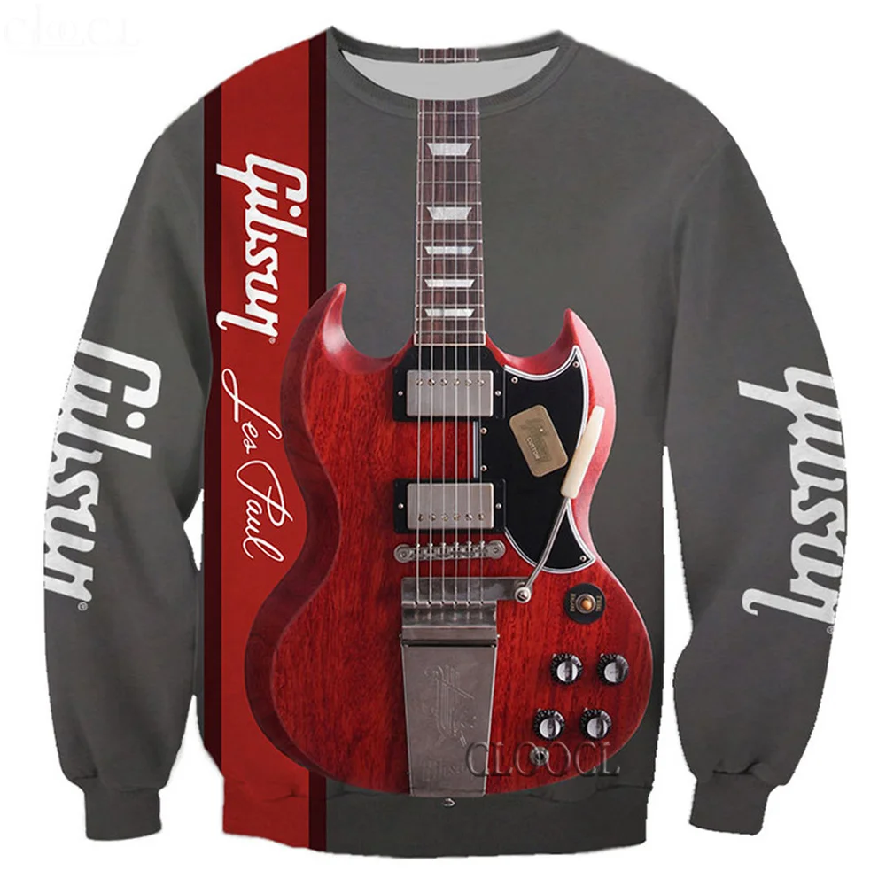 

HX Newest Red Electric Guitar 3D Print Men Hoodie Harajuku Casual Sweatshirt Unisex Fsahion Zipper Pullover Drop Shipping