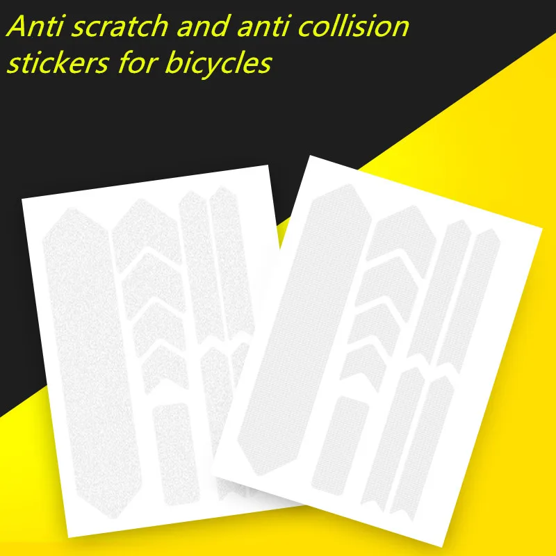 

3D DH MTB Bike Paster Frame Scratch-Resistant Protector AM Road Bike Sticker Anti-Skid Push Guard Frame sticker protective film