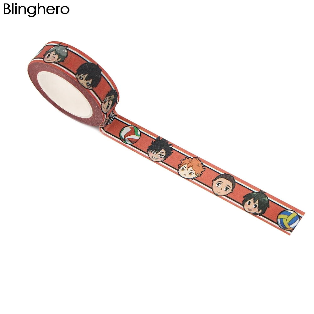 20 шт./лот BH1130 Blinghero 15 мм x 5 м Мультяшные милые кошки животные бабочки матовая