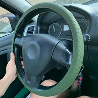 car soft silicone steering wheel cover for peugeot volkswagen subaru hyundai seat citroen mazda toyota honda suzuki bmw kia etc