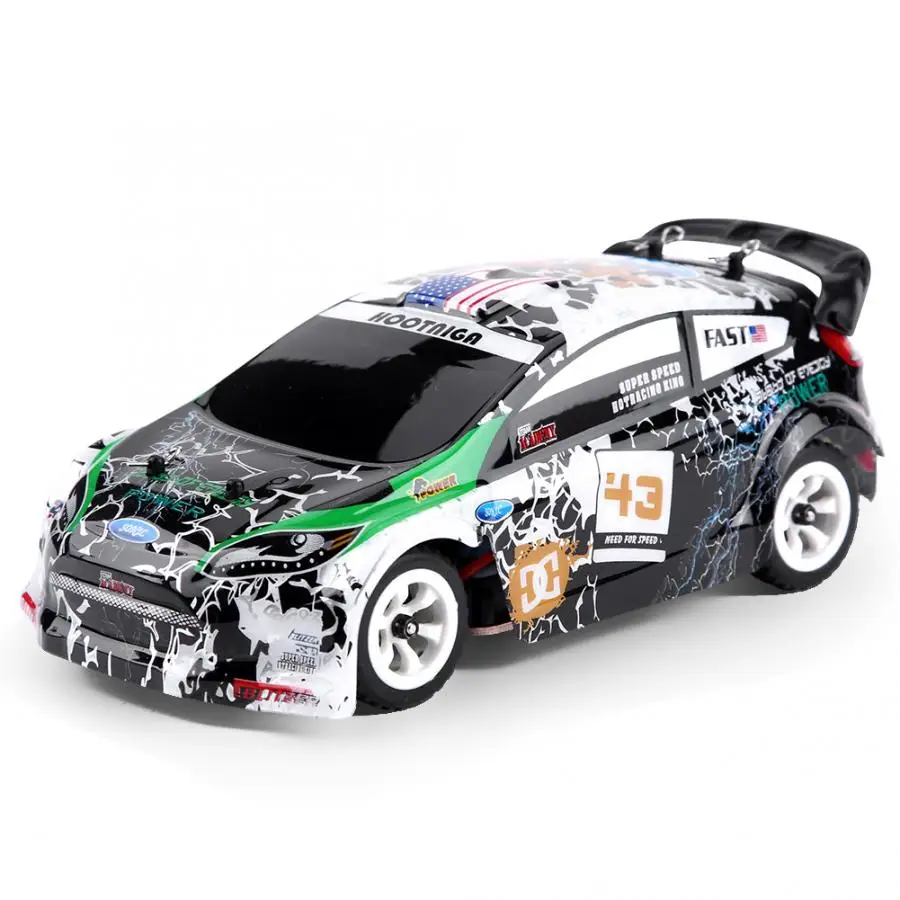 Wltoys K989 2 4G 1/28 матовый Радиоуправляемый ралли автомобиль RTR с передатчиком 100-240 В