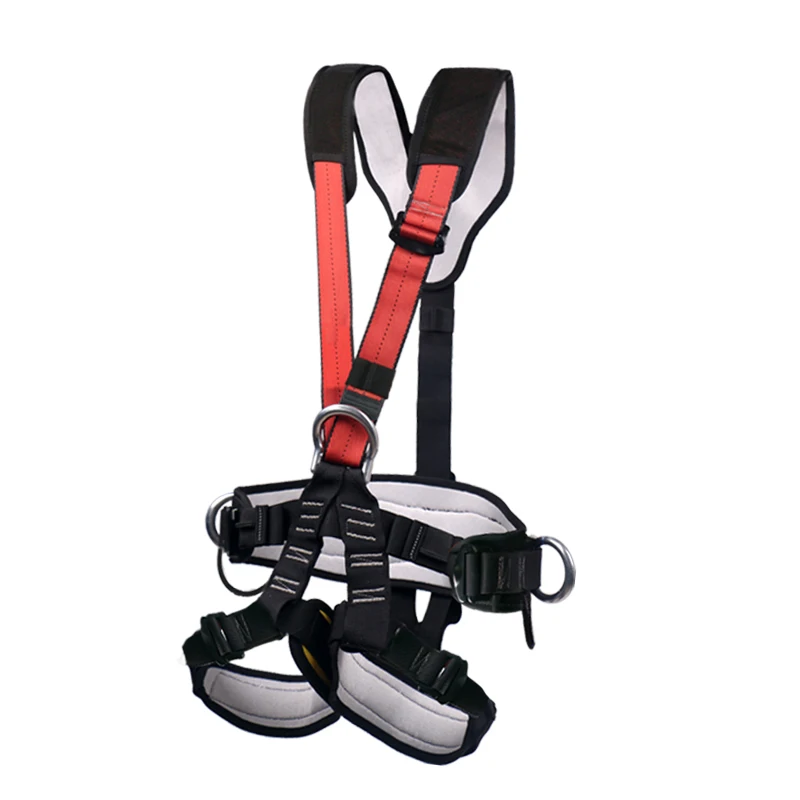 

Professional Strong Harness Belt for Rock Climbing Rappel Downhill
