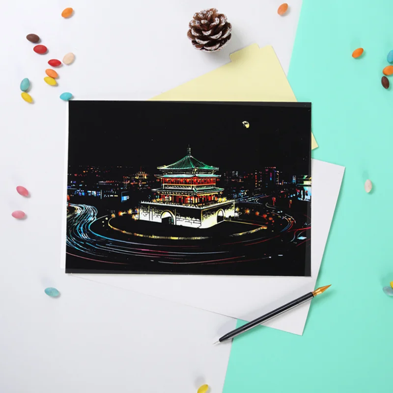 Рисунок 3 - Трафареты для рисования «ночная сцена»