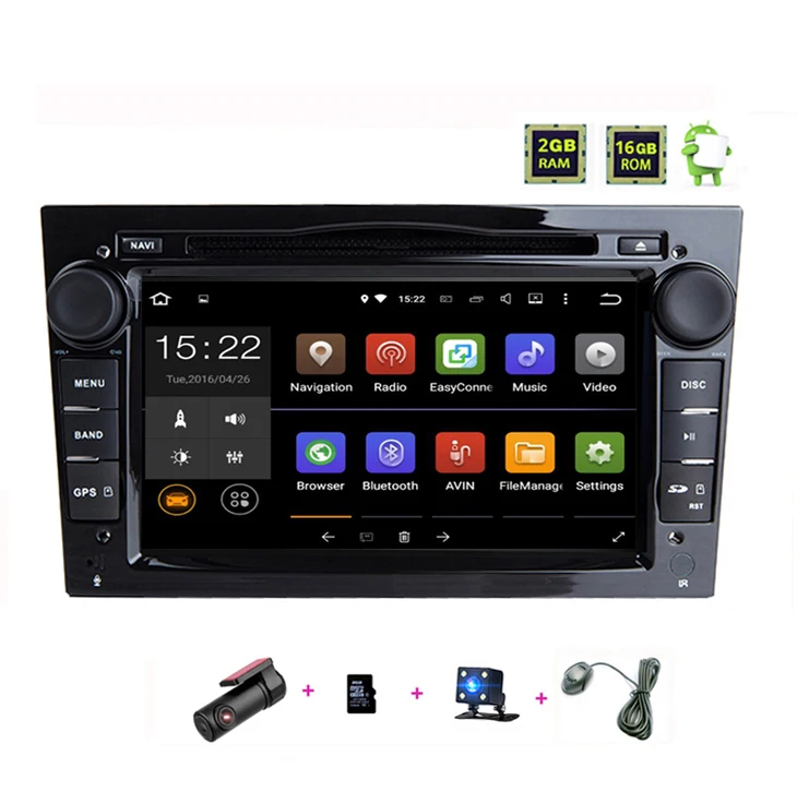 Android 9,0 Автомагнитола 2 din DVD gps для Vauxhall Opel Astra H G J Vectra Antara Zafira Corsa Vivaro Meriva Veda 2DIN мультимедиа - Цвет: Black DC8M