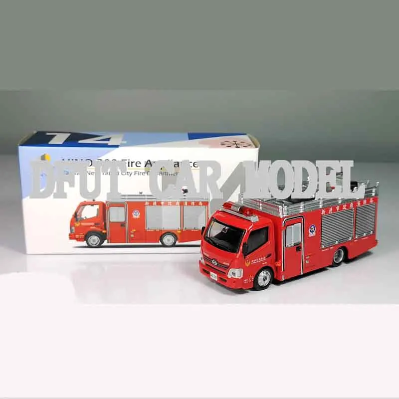 1:76 масштаб сплава игрушечных автомобилей крошечные TW14 300 Тайвань пожарная машина