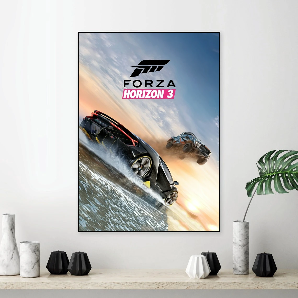 

Forza Horizon 3 Video Game Poster PC,PS4,Exclusive Role-playing RPG Game Canvas Custom Poster Alternative Artwork
