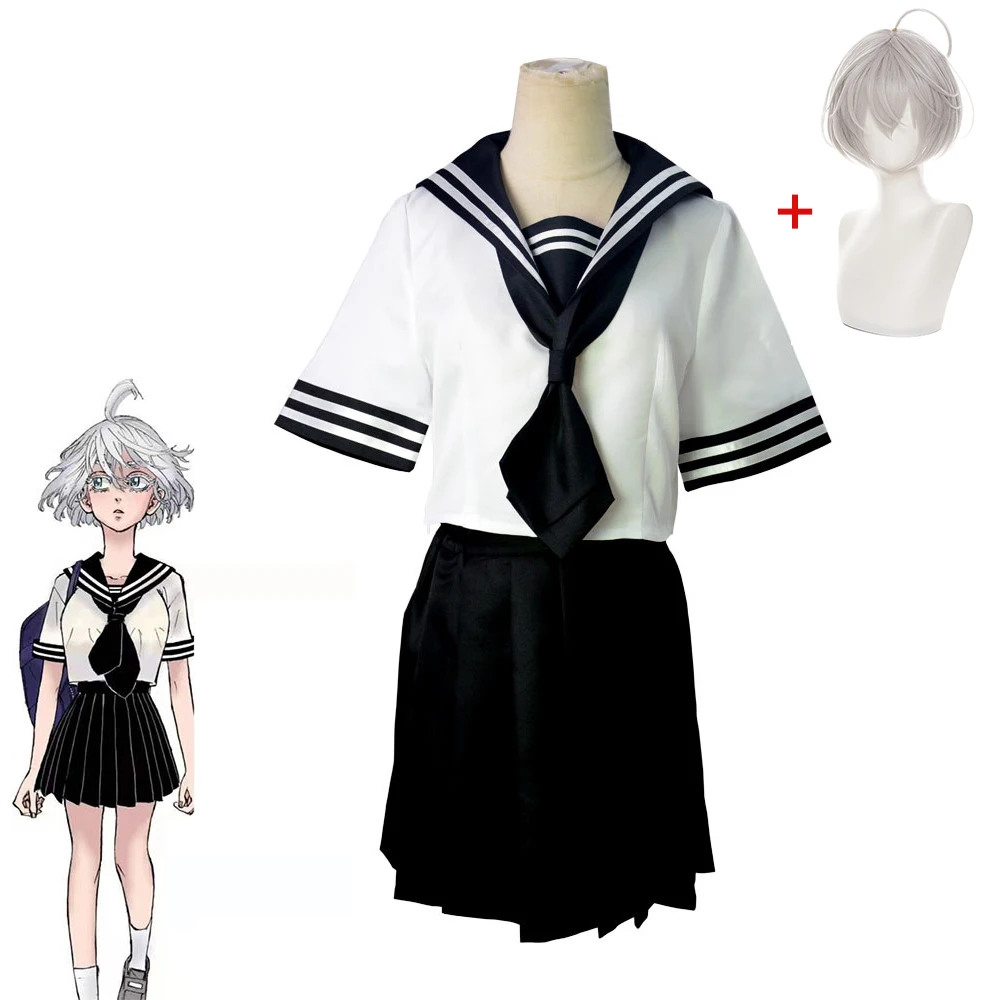 

Костюм для косплея аниме Токийский Мстители новорожденный вакаса имауши костюм матроска JK платье для женщин школьная униформа для девочек