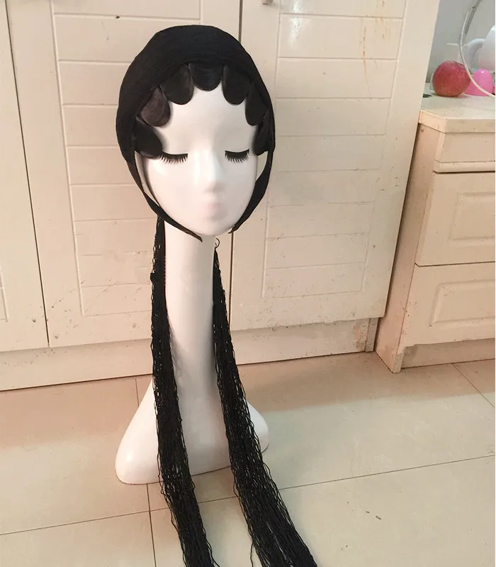 Черная Пекинская опера аксессуары для косплея головной убор пекинской драмы