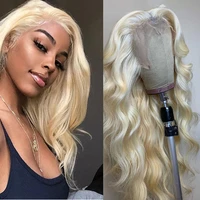 body wave blonde 613 full lace wig human hair wigs for women brazilian pre plucked hd full lace human hair wigs 150 colored wig