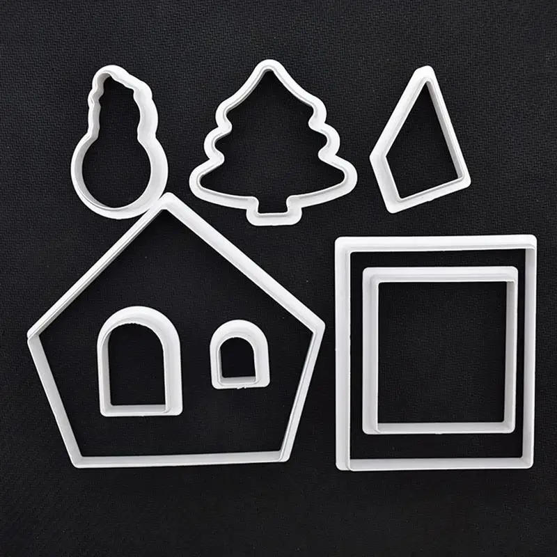 8 шт. Рождественский домик набор для выпечки Мини Рождественские Формы в виде