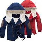 Коллекция 2021 года, хлопковая зимняя модная куртка и Верхняя одежда для маленьких мальчиков детская куртка с хлопковой подкладкой в Корейском стиле зимнее теплое пальто для маленьких мальчиков, От 4 до 10 лет
