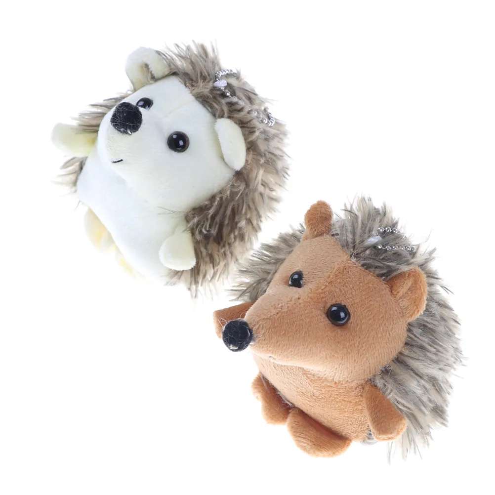 

Cute 10CM Plush Hedgehog Toys Key Chain Ring Pendant Plush TOY Animal Plush Stuffed Toys Doll
