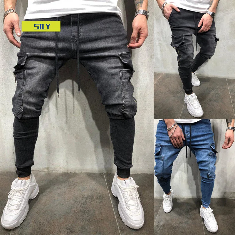 

skinny jeans men hip hop sweatpants cargo jeans men 2021 Men's jeans jeans men men clothing