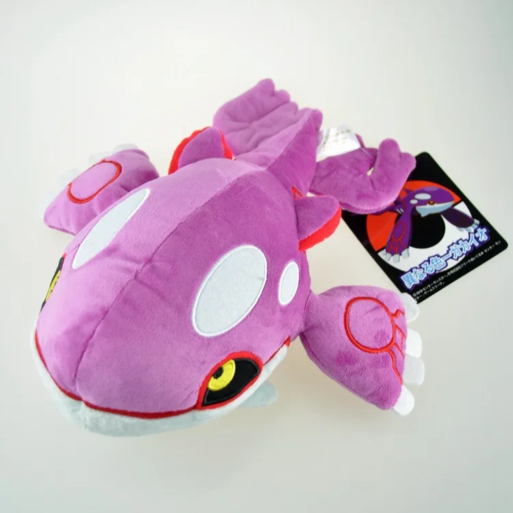 28cmKyogre новый аниме питомец оригинальный цвет морской король зуб Нептун мягкий