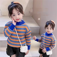 girl sweater kids outwear tops%c2%a02021 new plus thicken warm winter autumn knitting cotton teenager overcoat children clothing