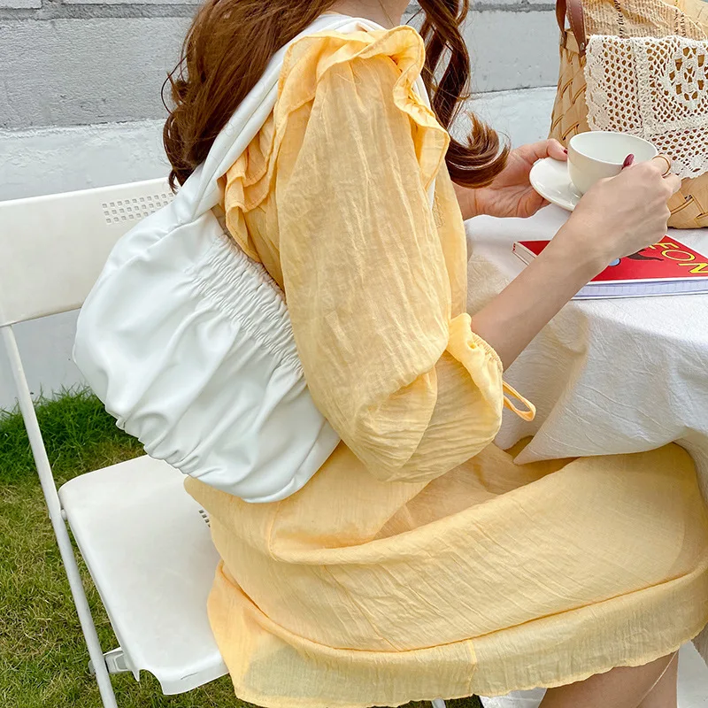 Маленькая сумка с облаком весна-лето 2020 Новые складные сумки из мягкой