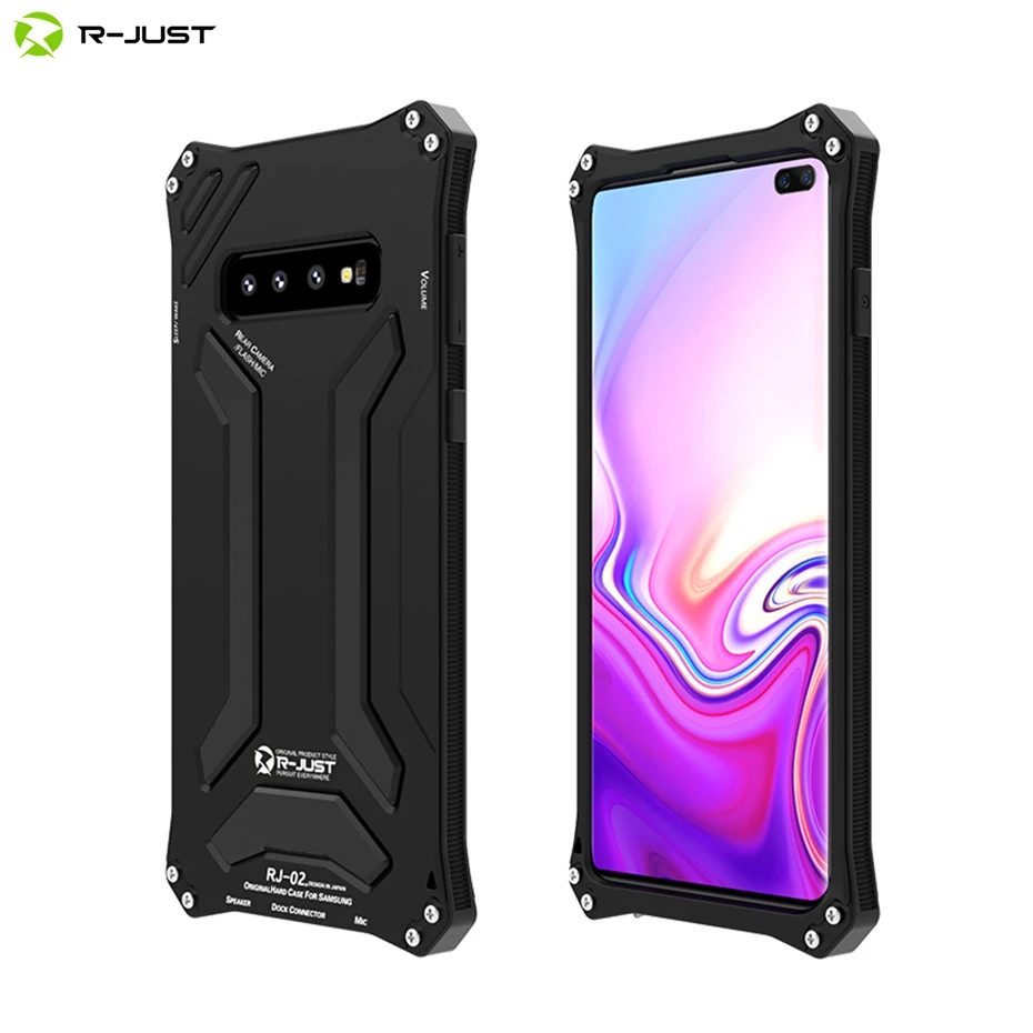 R-JUST для samsung S10 S10 Plus 5G Гандам Броня чехол водонепроницаемый противоударный металлический чехол для samsung Galaxy S10 5G S10