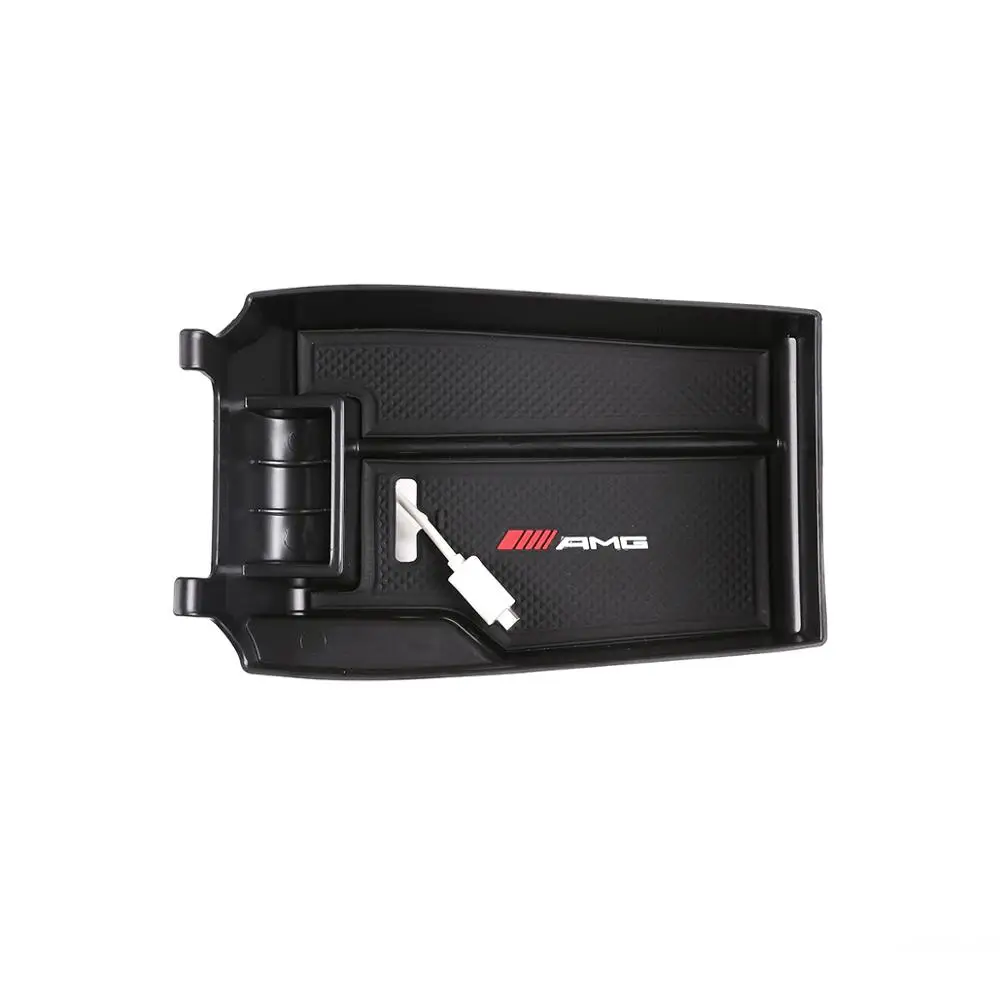 for mercedes benz c class glc w204 c180 c200 c260 c300 2008 20 central storage box door phone glove armrest box car accessories free global shipping