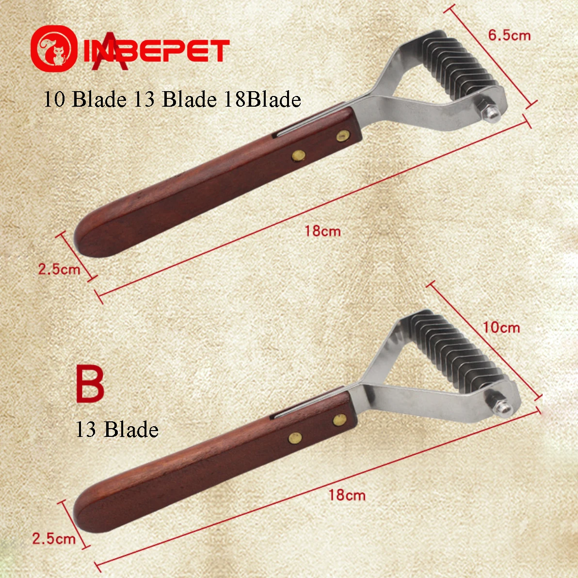 

Pet Grooming Tool-Safe Dematting Comb for Easy Mats Tangles Removing,for L-Medium or Long Hair,Multifunction Open Knot Hair 2in1