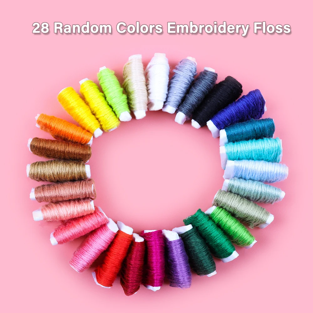 

DIY Friendship Bracelet Making Kit, Pony Seed Beads A-Z Alphabet Letter Beads Lava Irregular Chips Beads