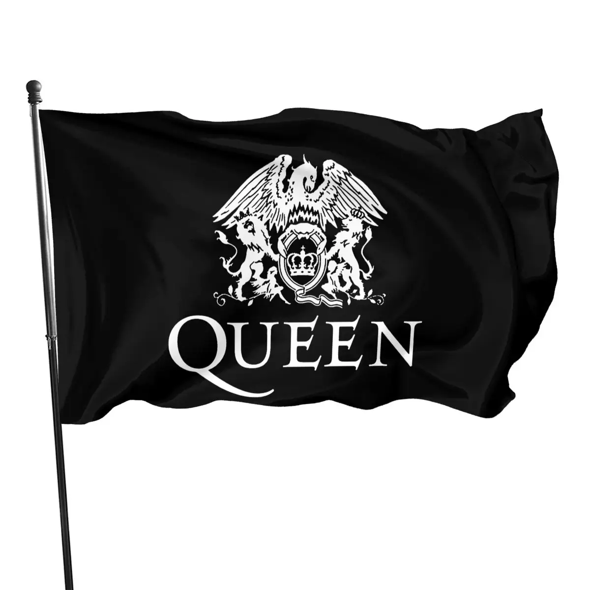 

Queen Rock Band Bohemian Rhapsody Flag Vivid Color and UV Fade Resistant Canvas Header and Double Stitched Polyester