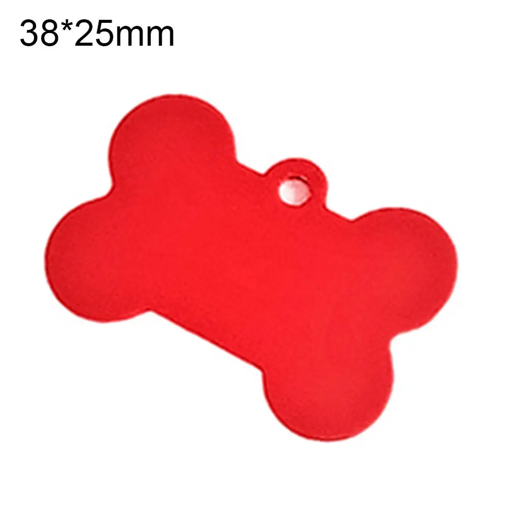 Wholesale Dog Collars ID Tag Nameplate Bone/Heart/Cat Shape Engraved Pet Cat Identification Collar Tel Sex Nam | Дом и сад