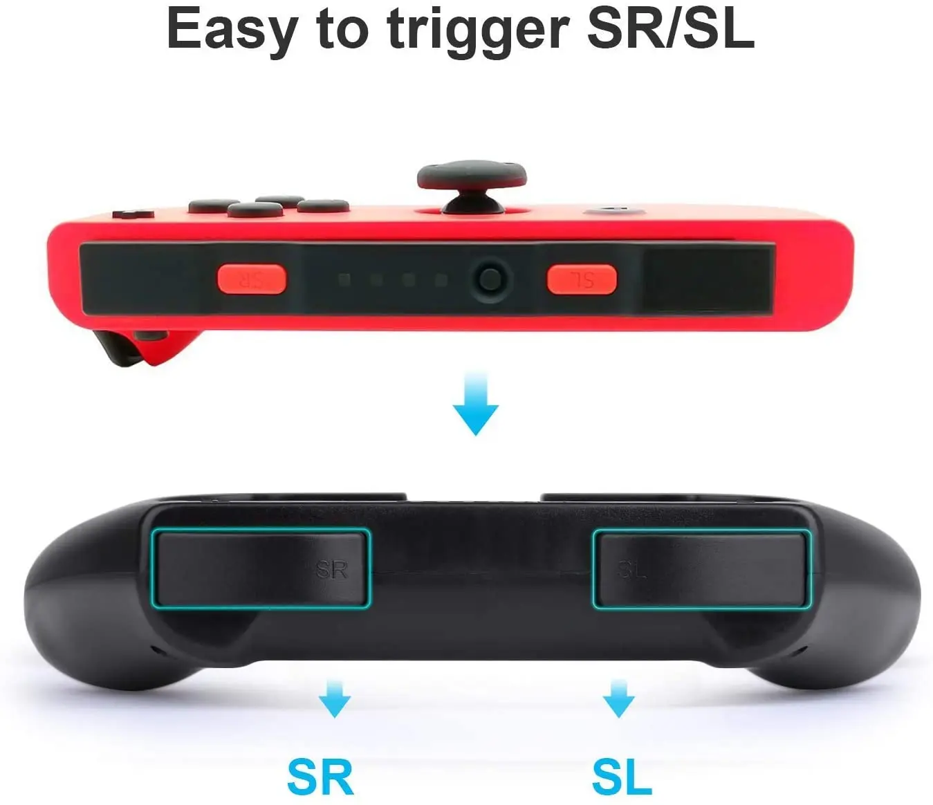 Ручка геймерская HEYSTOP для Nintendo Switch/Switch обновленная версия OLED Joy Con 3 шт. в упаковке