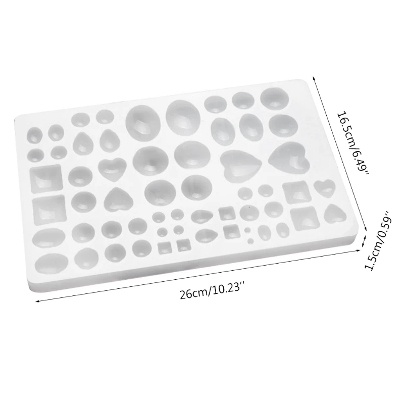 Silicone Mould with Various Shapes DIY Make Earring Large Amount Choices to Choose Smooth Inside Easy Clean Craft Commemorative | Украшения