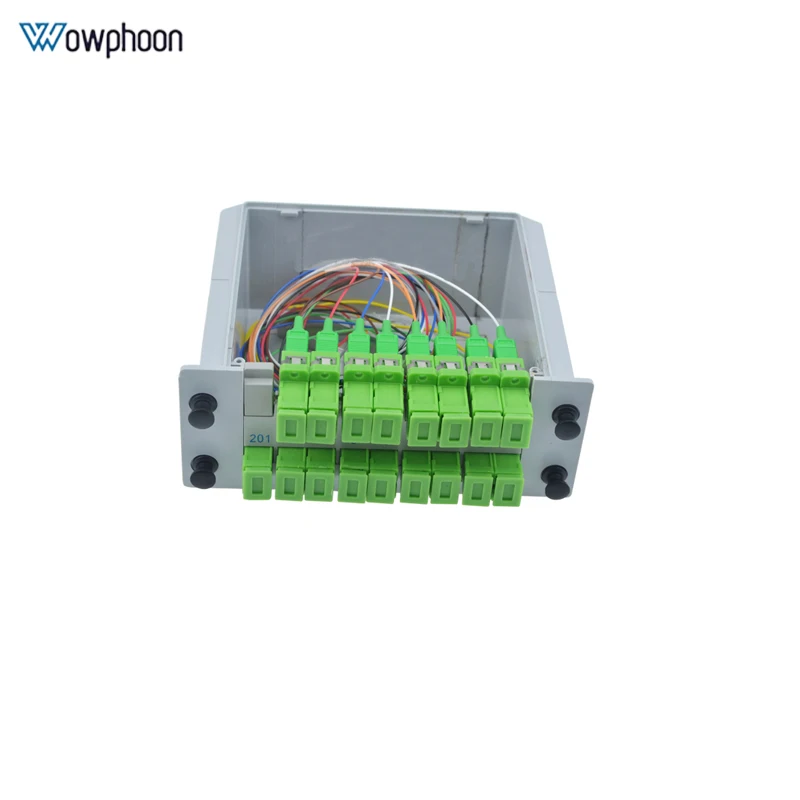 SC APC PLC сплиттер 1X16 Сплиттер Волоконно Оптический бокс FTTH с плоский волновой Тип