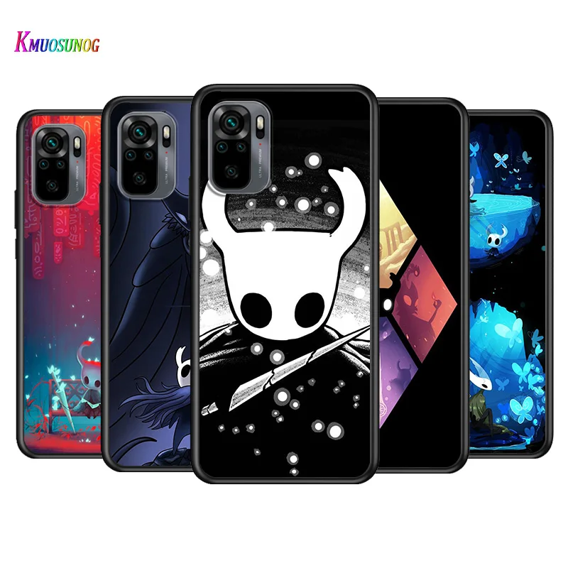 

Knight Hollow Game Silksong For Xiaomi Redmi Note 10S 10 9T 9S 9 8T 8 7S 7 6 5A 4X Pro Max Black Phone Case