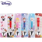 Детская Ложка Минни из нержавеющей стали с мультяшными персонажами Disney, детская посуда, посуда для кормления ребенка, посуда в стиле принцессы
