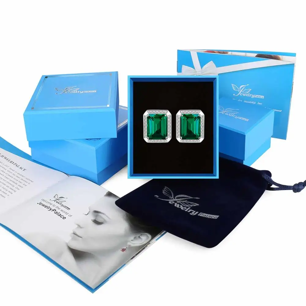 JewelryPalace мужские роскошные созданные нано русские изумрудные юбилейные свадебные