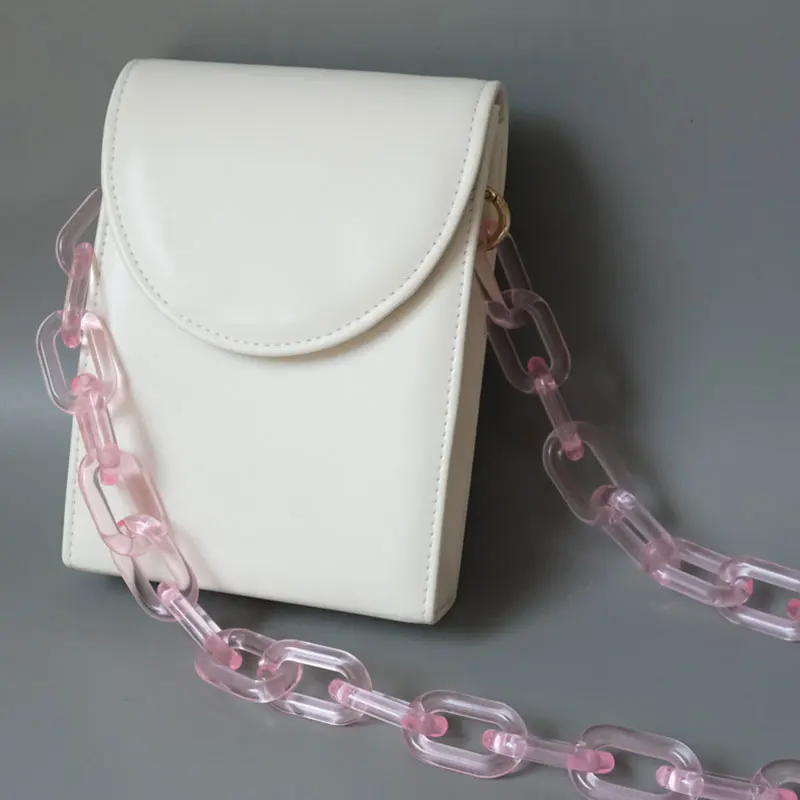

Acrylic Resin Chain Bag Strap for Handbags Women Gold Purse Chains for Plastic Bags Accessories Acrylic Chain Bag Part Wholesale