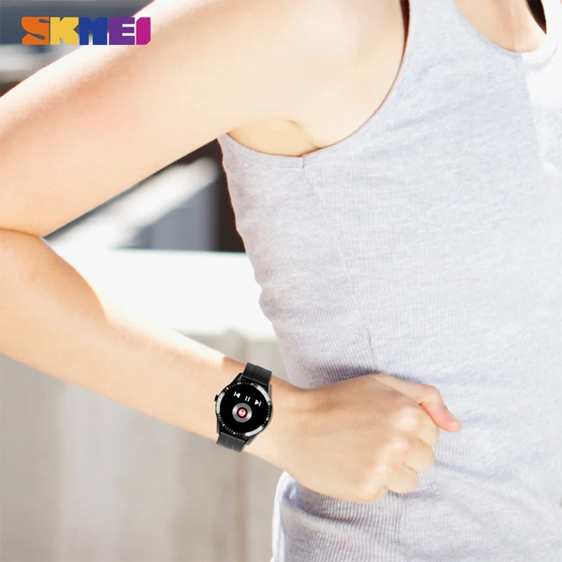 Смарт часы SKMEI уровень кислорода в крови монитор сердечного ритма телефонный